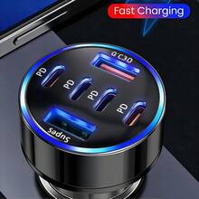 1pc USB PD Type-C Car Charger Adapter, Luxury Style, Suitable As Holiday/Birthday Gift - A - View 19
