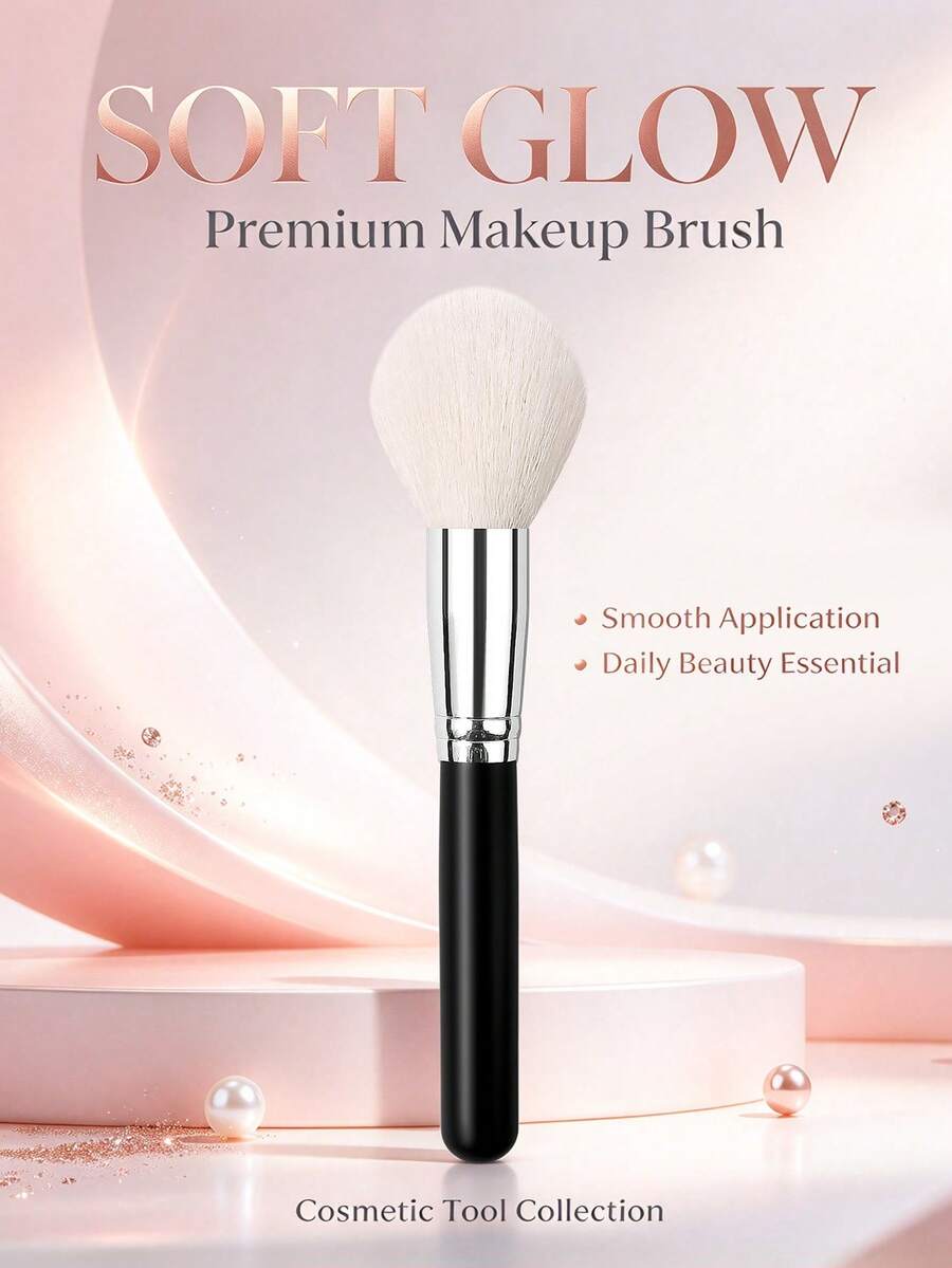 1Piece Professional Powder Brush Large Soft Dense Bristle Blush Brush Blending Cosmetic Makeup Brushes Tool For Beauty Gift
