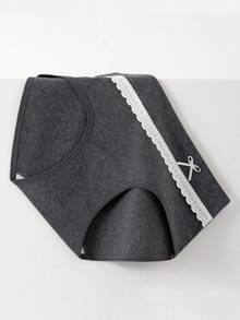 4pcs/Pack Women's Cotton Mid-Waist Briefs, Breathable Butt-Lifting Triangle Panties - Multicolor - View 3