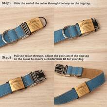 TONGFANTECH Custom Pet Engraved Personalized Pet ID Tag, Engraved Name Collar Bone Tag, Stainless Steel Engraved Dog Tag Cat Tag Pendant - Multicolor - View 10