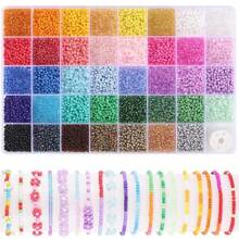 Aksesori Perhiasan Manik-Manik Kecil Warna Pink, DIY Kreatif Membuat Gantungan Ponsel, Kalung, Anting, Perhiasan Buatan Tangan, Bahan Manik-Manik 15 Kompartemen - MultiWarna - View 7