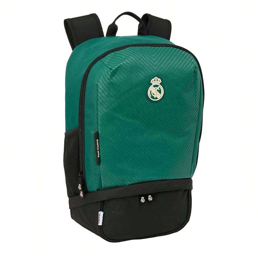 Real Madrid 2nd Kit 26/27 School Backpack With Shoe Compartment, Independent Lower Compartment For Footwear, Adaptable To Trolley - Shoe Bag Backpack - View 1