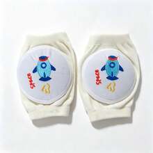 1 Pair Baby Crawling Knee Pads, Embroidered Design, Non-Slip Breathable Mesh Fabric, Suitable For 0-3 Years Old Children Crawling, Walking, Outdoor/Indoor Activities And Anti-Slip Protection - Multicolor - View 15