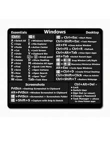 1pc/2pcs Laptop Windows/WORD Shortcut Key Stickers, Peel And Stick Without Cutting, Suitable For Daily Laptop Decoration - Keyboard Shortcut Stickers - View 10