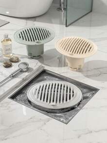 Bathroom Anti-Clogging Silicone Drain Cover, Trimmable Multi-Layer Hair Filter Mesh, Kitchen Sink Anti-Clogging Pad, Suitable For Summer Deep Cleaning And Rental Homes - Multicolor - View 2
