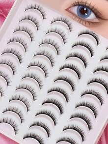 Thickened Natural Single Eyelashes, Suitable For Daily Makeup Use - Black - View 1