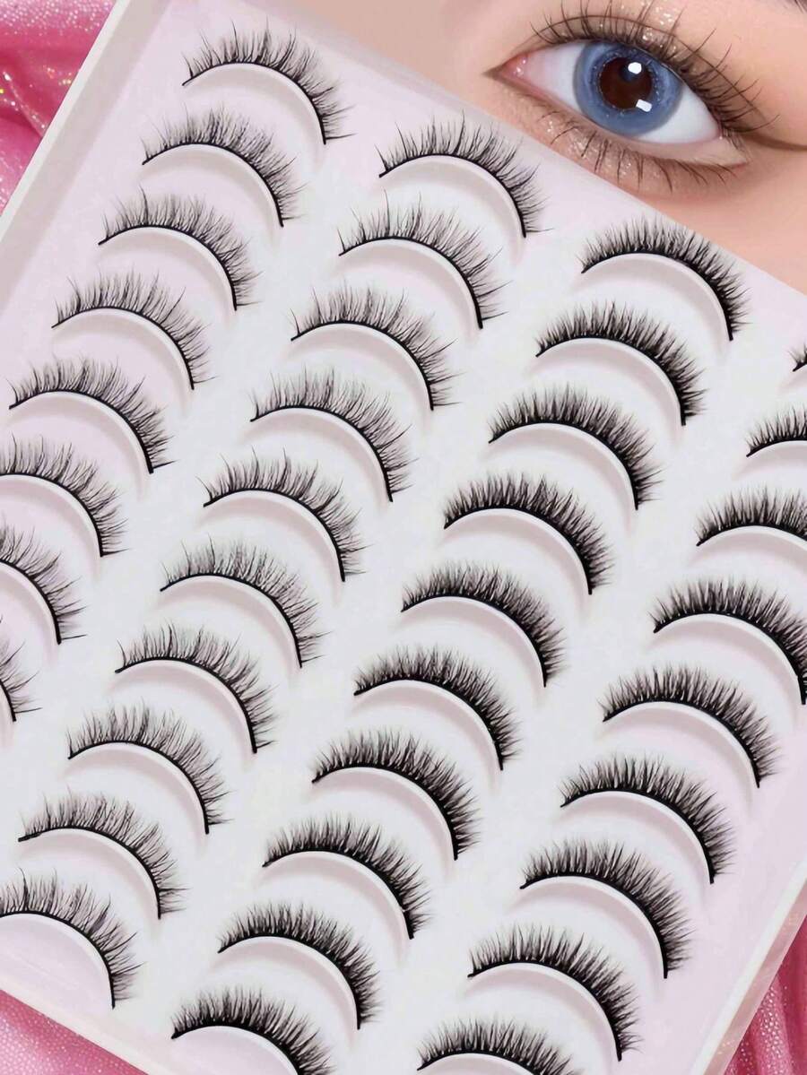 Thickened Natural Single Eyelashes, Suitable For Daily Makeup Use - Black - View 1