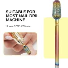 1pc Nail Drill Bit, Professional Nail Drill, Used For Removing Cuticles, Nail Edges And Hangnails Pre-Treatment Tool, Professional Manicure Tool, 2.35mm Universal - Multicolor - View 6