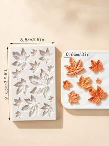 Rose Flower Leaves Making, Mini Fondant Leaf Shape Molds Silicone Nonstick For Cake Decoration Chocolate Candy Small Tiny Leaves Baking Moulds Sheet Mat - Light Grey - View 12