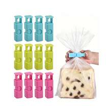 Reusable Food Sealing Clips, Fresh Food Storage Tool, Plastic Sealing Clips, Suitable For Snacks, Bread, Sealed Bags, Household Kitchen Storage Clips - View 1