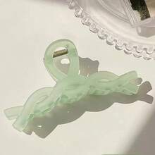 2/3pcs Pink Ins Style Hair Claw Clips Large Size For Thick Hair Women Back Of Head Matte Finish Summer Hair Clips - Hair Claw - View 9