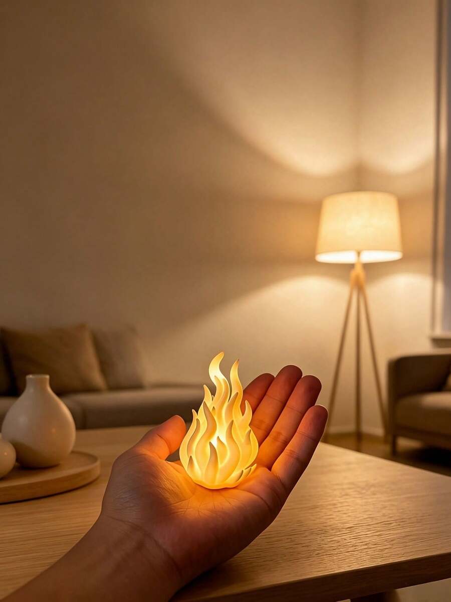 1Pc Flame Shaped Tea Light Holder – Vintage Plastic Candle Holder For Table Centerpiece, Party Decor, Indoor Outdoor Home Supplies(Candle/Candle Holder Lamp Not Included)