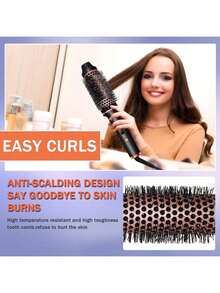 UKLISS 3-In-1 Ceramic Hair Styler - Portable Design With Curling, Straightening And Drying Functions - Black - View 6