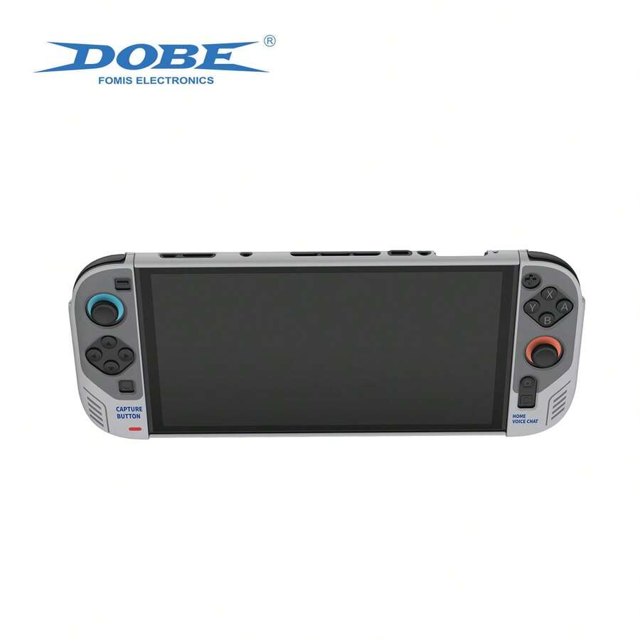 Hard Shell Case For Switch 2, Anti-Scratch Anti-Slip Protective Cover, Lightweight Shockproof Design, Precise Cutouts, Stand Compatible, Gray Retro Style - View 1