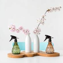 2 Empty Spray Bottles, Adjustable Nozzle Water Spray Bottles, Refillable Trigger Spray Bottles, Plant Spray Bottles, Flowers, Garden - Multicolor - View 6
