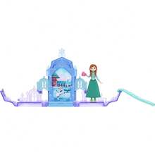 Mattel  Frozen 安娜或艾莎彈出式城堡盲盒（角色隨機）4 個驚喜，包含 1 個小玩偶、Storytime Stackers 迷你遊戲組和 2 個配件，靈感來自  Frozen - JLV21 - 查看 5