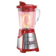 Hamilton Beach 58144 2-In-1 Blender And Food Chopper, 12 Functions, Red - US B Type Plug(110-127V) - View 2