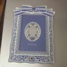 New Lace Bow Acrylic Card Holder, 3-Inch Photo Card Storage, Suitable For Idol Fans And Students, Can Display And Collect Cards, Birthday And Holiday Gift, Home Desktop Decoration, Portable Storage And Protection For Photo Cards - A - View 9