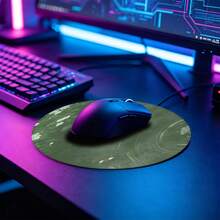 Olive Green Chinese Floral Ink Wash Gaming Mouse Pad Large Desk Mat, Non-Slip Rubber Base With Stitched Edge, XL Extended Computer Keyboard Desk Pad 35.4x15.7 Inch, Table Mat For Home Office & Gamers, Ideal Gift For Men Women - View 6