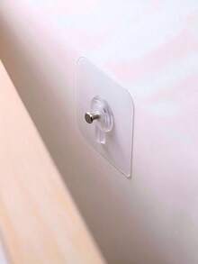 10pcs/4pcs/20pcs Wall Hook Set Bathroom Kitchen Accessories Holder Towel Hook Key Hook - Clear - View 3