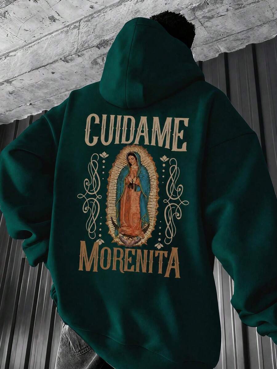 Men Hoodies - Green - View 1