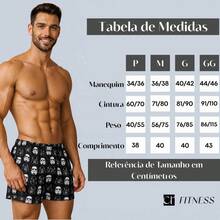 Kit 4 Samba Canção Masculina Confortável Short de Dormir Pijama Leve e Macio para Dia a Dia - Multicolorido - Visão 6