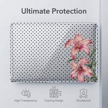 1pc Transparent Crystal Shockproof Protective Case, Compatible With MacBook, Fully Transparent Hard PC Shell With Ventilation Holes, Snug Fit For Laptop Shell, Suitable For 13 Neo/13.3 Air/13.3 Pro/13.6Air/14.2 Pro/15Air/16.2Pro - View 2