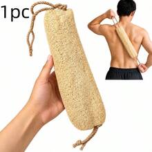 1 miếng xơ mướp tự nhiên nguyên miếng dùng cọ lưng, bông tắm chà xát cơ thể tẩy tế bào chết cho da - Màu vàng - Xem 9