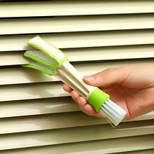 2-In-1 Car Air Vent Cleaning Brush - Detachable And Washable, Suitable For Interior Detail Cleaning, Dusting And Corner Cleaning, Multi-Functional Louver Dusting Brush (Random Style) - 2-in-1 - View 7