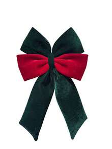 1PC Velvet Christmas Bows,Christmas Tree Decoration, Gift Wrapping Bow, Holiday Party Home Decor Xmas Tree Hanging Decorations, Gift Box Wrapping Bows - Multicolor - View 14