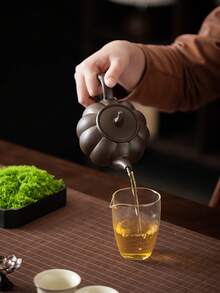WEN ZHE Ceramic Purple Clay Teapot With Tea Strainer, Chinese Kung Fu Tea Set, 400ml/430ml Large Capacity Teapot - Multicolor - View 4