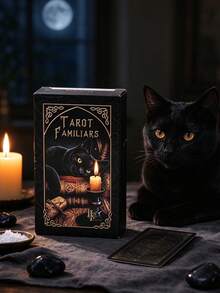 Familiars 塔羅牌完整版 隱藏民俗靈魂動物塔羅牌 占卜預測牌 桌上遊戲 成人團體派對活動適用 - 親屬 - 查看 2