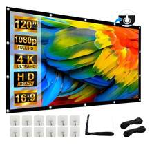 Pantalla Para Proyector Portatil 120 Pulgadas 16:9 Proyecció - Ver 3