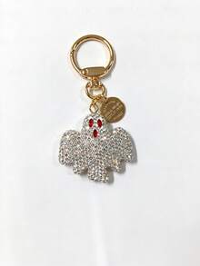 Halloween Themed Funny Bat & Ghost Keychain, Unique Ghost Bag Charm, Fashionable Creative Floating Style Car Key Accessory - Multicolor - View 13