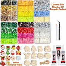 Hot Selling 3mm Christmas AB Color Resin Pearl Jelly Rhinestone Bean DIY Clothing Diamond Mobile Phone Diamond - Multicolor - View 5