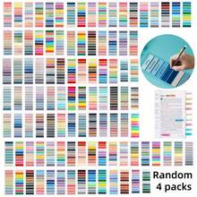 6400pcs Book Annotation Labels, Sticky Notes For Morandi Binder, Reusable Bookmarks, Multi-Color Writable Reusable Annotation Supplies School Supplies - Multicolor - View 10