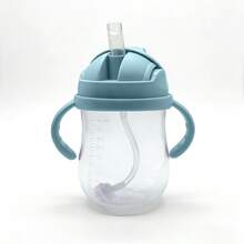 1pc Baby Learning Cup, Infant Drinking Cup With Handle & Gravity Ball, Children Water Cup - Multicolor - View 12