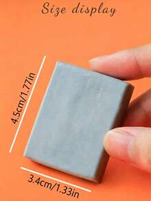 Art Eraser, Kneadable Eraser, Art Supplies, Suitable For Sketching And Painting, With Plastic Texture And Soft Pixel Texture, Back To School Essential. - Square - View 2