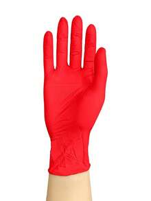 Haus Hana Powder-Free Disposable Nitrile Gloves – Durable Multipurpose Cleaning & Food-Handling Gloves, 4/100/300pcs - Multicolor - View 5