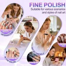 4pcs/Set Purple Nail Drill Bits Drills Milling Cutter For Manicure Remove Gel Acylics Nails Accessories Tool - Multicolor - View 7