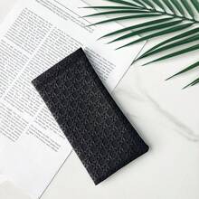 1pc Unisex Rhombus Pattern Soft PU Leather Eyeglass Case - Waterproof Glasses Pouch - Glasses Storage Bag - Watch - Earphone - Small Item Storage Accessory - Ideal Gift Choice - Multicolor - View 13