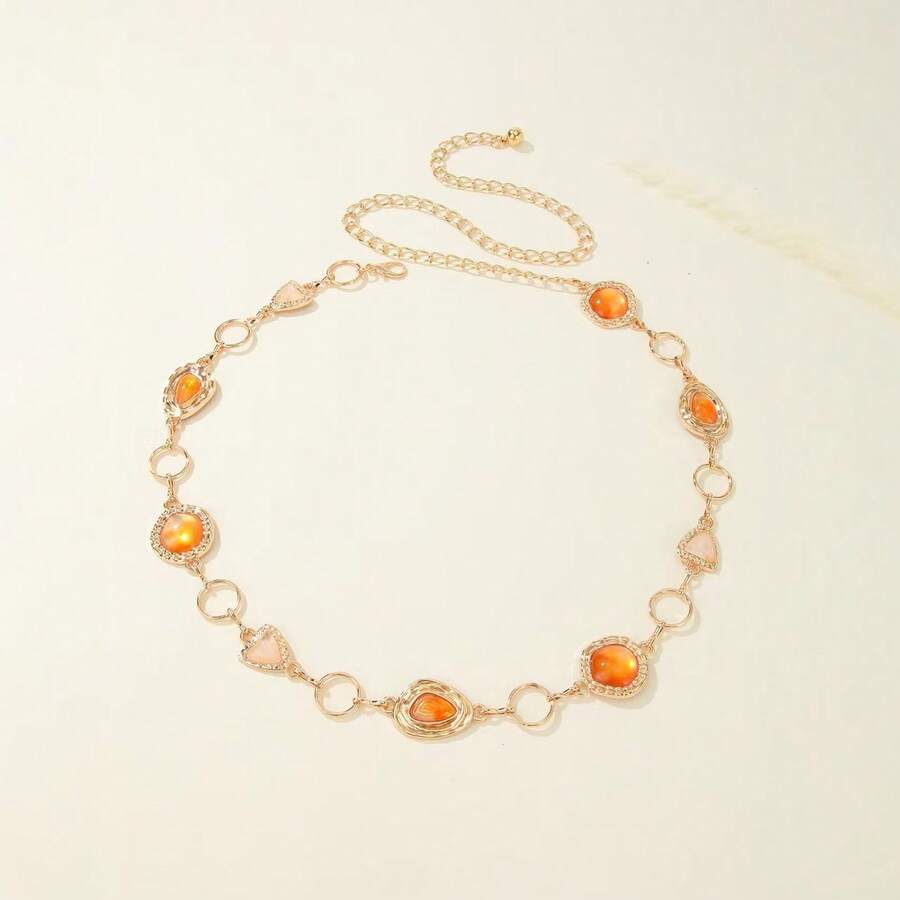 1pc Versatile Body Chain, Fit For Daily, Party, Seaside Photos - Multicolor - View 1