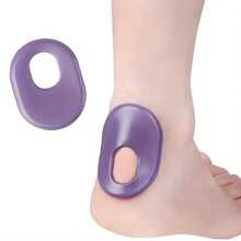 6pcs Silicone Foot Protection Pads, Comfortable, Soft, High Elasticity, Durable, Anti-Friction, Suitable For High Heels, Soft Forefoot Pads And Heel Pads - Purple - View 4