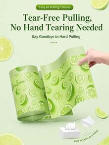 100pcs Lime Scented Durable & Affordable Tear-Free Drawstring Trash Bags, Handheld Plastic Bags For Home Use - Multicolor - View 8