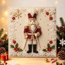 DIY Christmas Colorful Pearl Diamond Painting With Inner Frame For Adults And Beginners, Accented Pearls, Holiday Wall Decor Gifts, Home Decor, Holiday Decoration Crafts Diamond Painting Kit For Adults - Sets - View 1
