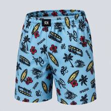 Kit 4 Samba Canção Masculina Confortável Short de Dormir Pijama Leve e Macio para Dia a Dia - Multicolorido - Visão 5