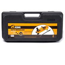 Gato hidráulico tipo patín con capacidad de 2 toneladas. Incluye ruedas giratorias y brazo de elevación resistente. Adecuado para autos compactos. - Unitalla - Ver 4