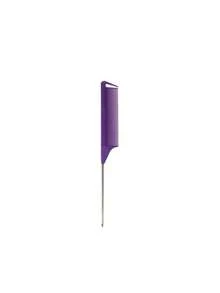 Professional Anti-Static Tail Comb - Long Steel Needle Hair Picking Comb - Professional Tail Comb - Suitable For Salon Hairstylists - Women's Metal Hair Dividing Comb - Multicolor - View 17