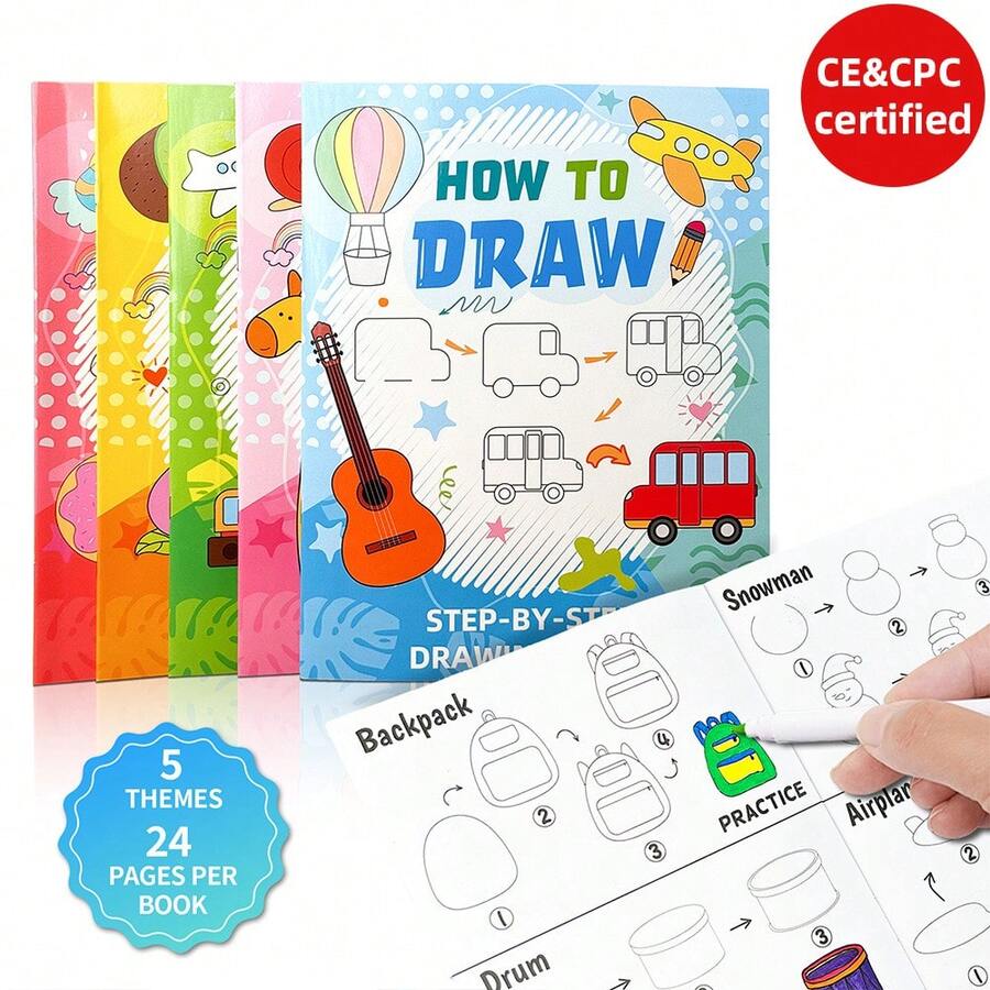 Animal Cartoon Doodle Coloring Book, Pencil Drawing, Interactive Search And Activity Book, Engaging Hide-And-Seek Themed Pages (Randomly Sent), Fun And Simple, Cultivate Hands-On Ability, Enhance Concentration And Imagination - Multicolor - View 1
