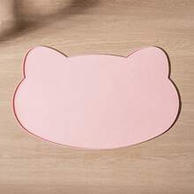 1pc Cute Cat Head Silicone Pet Feeding Mat, Waterproof Non-Slip Food Bowl Mat, Spill Resistant Easy Clean Pet Placemat For Cat Dog - Multicolor - View 17